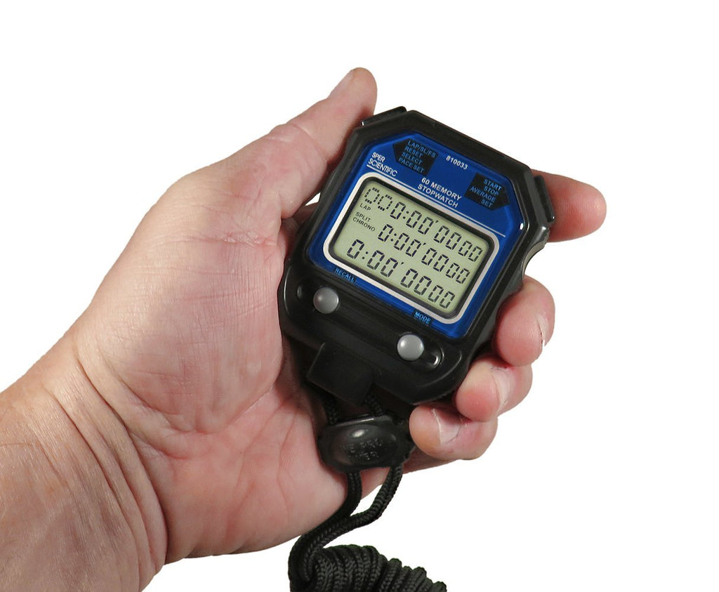 60-Memory Stopwatch for Precision Timekeeping - Professional – Sper ...