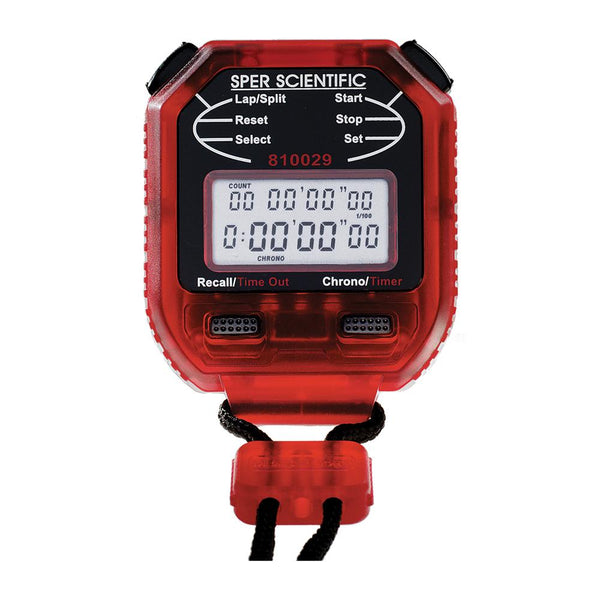 8-Memory Stopwatch - Sper Scientific Direct