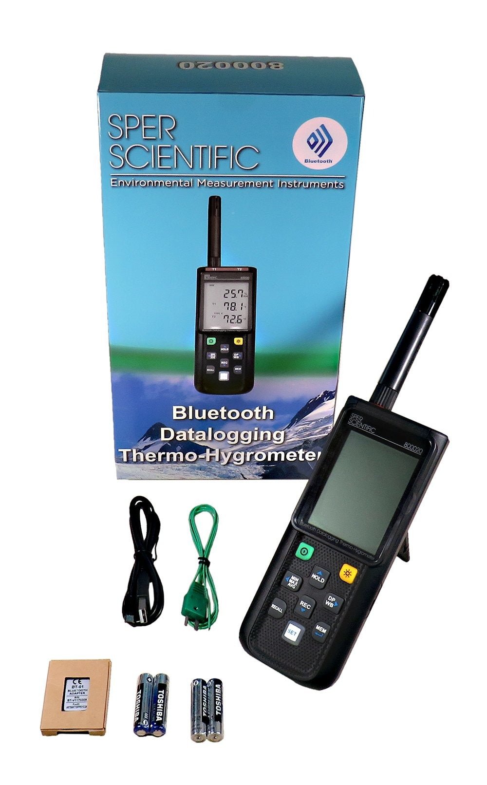 Bluetooth Datalogging Thermo-Hygrometer | Sper Scientific Direct