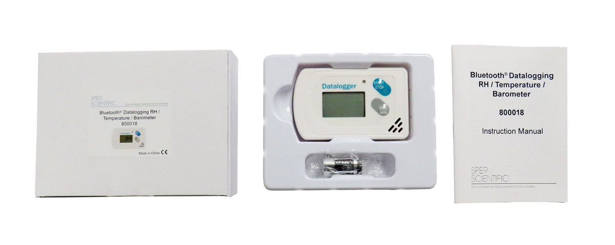 Bluetooth Relative Humidity / Temperature / Pressure Logger | Sper Scientific Direct