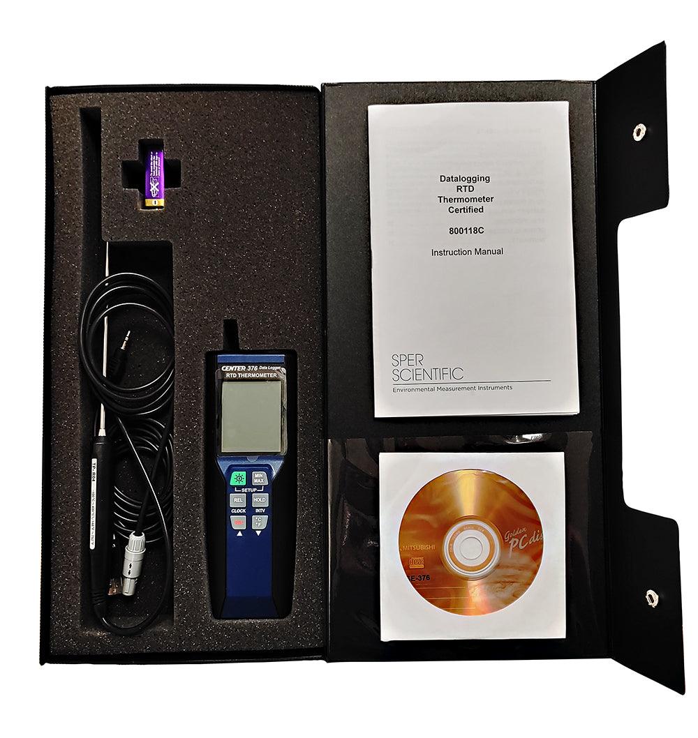 Datalogging RTD Thermometer | Sper Scientific Direct