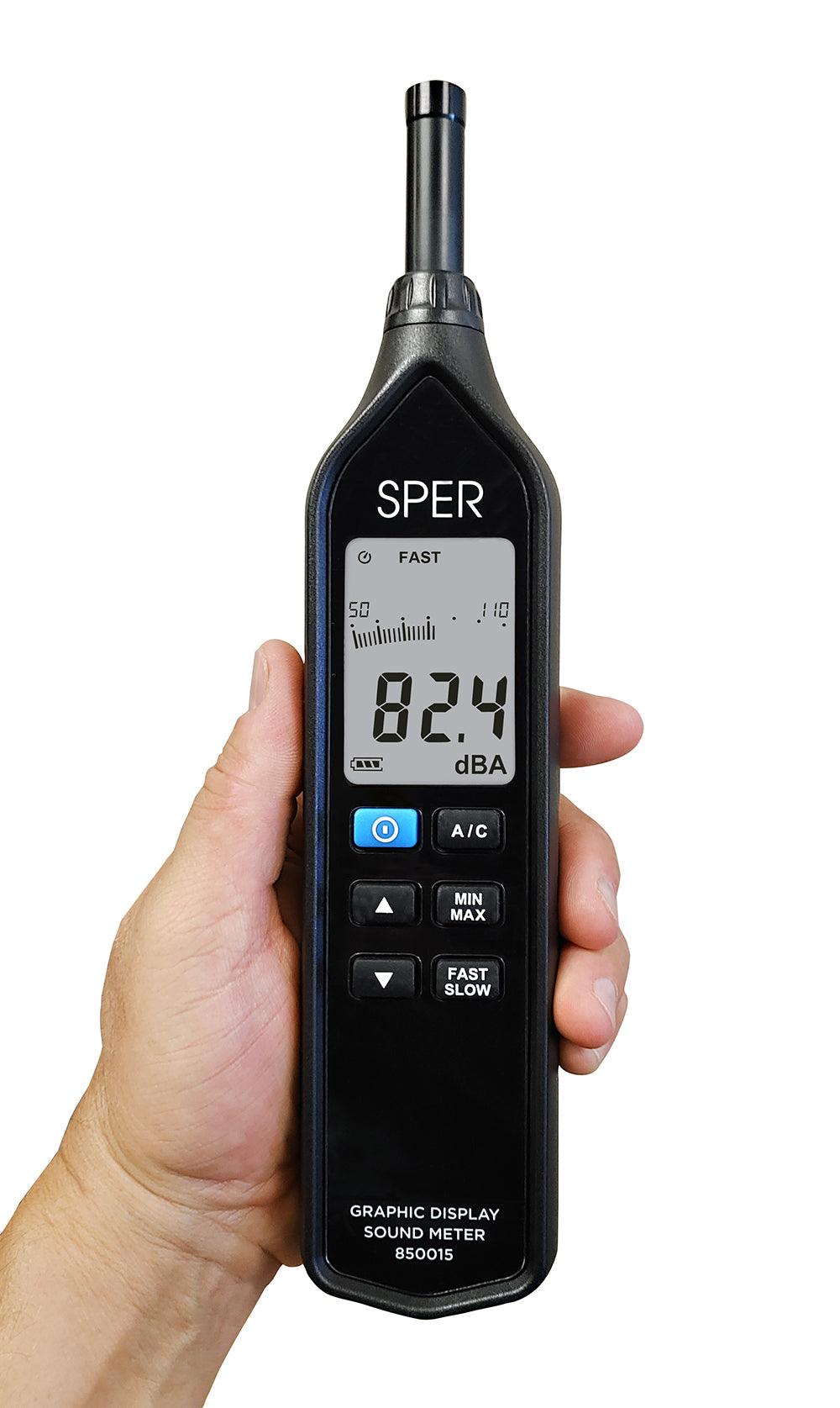 Graphic Display Sound Meter – Sper Scientific Direct