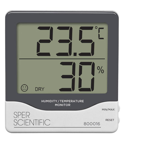 Best prices Mercury Free Min/Max Thermometer – Sper Scientific