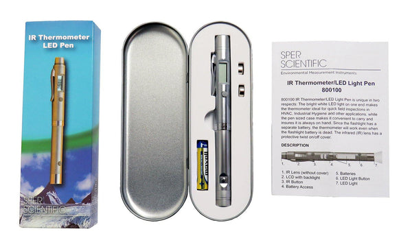 Infrared Thermometer / LED Light Pen | Sper Scientific Direct