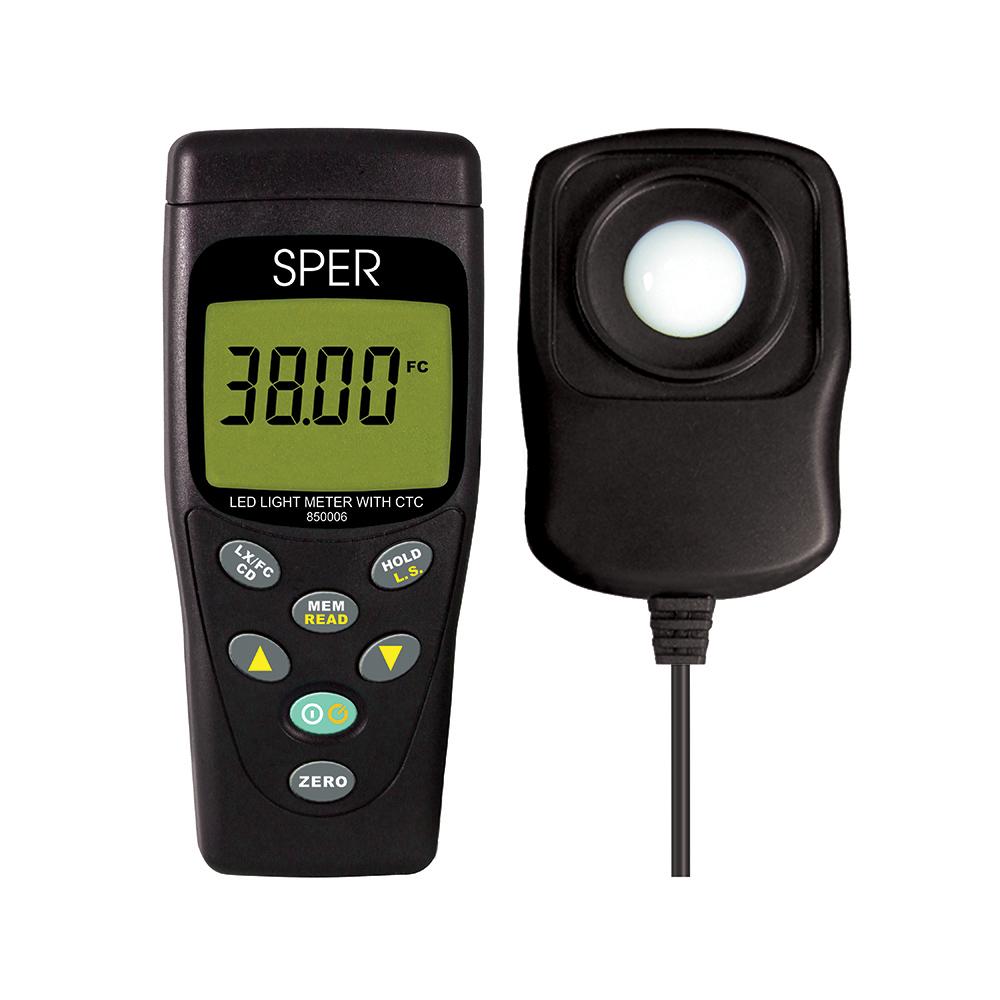 LED Light Meter with Color Temperature Compensation – Sper