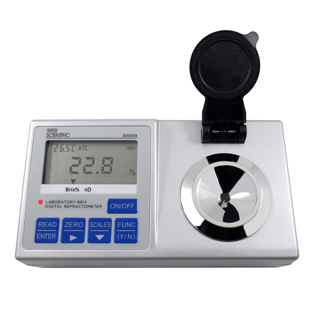 Refractometer digital Brix 0-35: Salt(NaCl) 0-28: RI 1,3330-1,3900