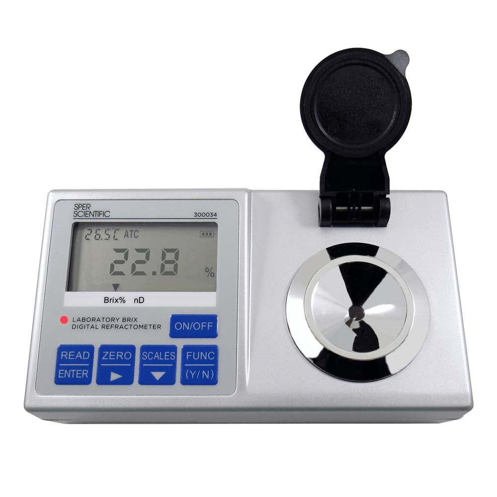 Lab Digital Refractometer - Brix 45 to 88% – Sper Scientific Direct