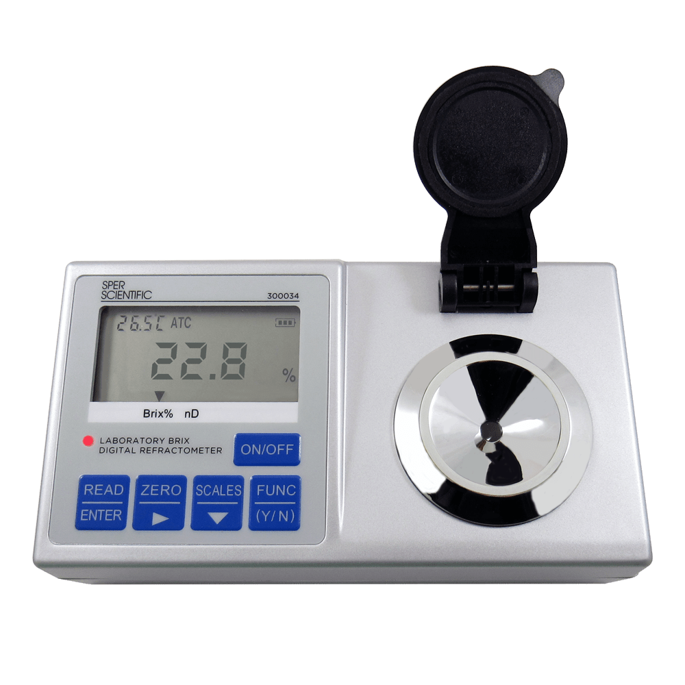 Lab Digital Refractometer - Salinity | Sper Scientific Direct
