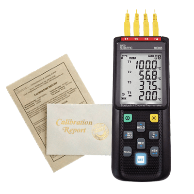 NIST Traceable Certificate of Calibration - Remote Temperature Sensor (requires new thermometer purchase) | Sper Scientific