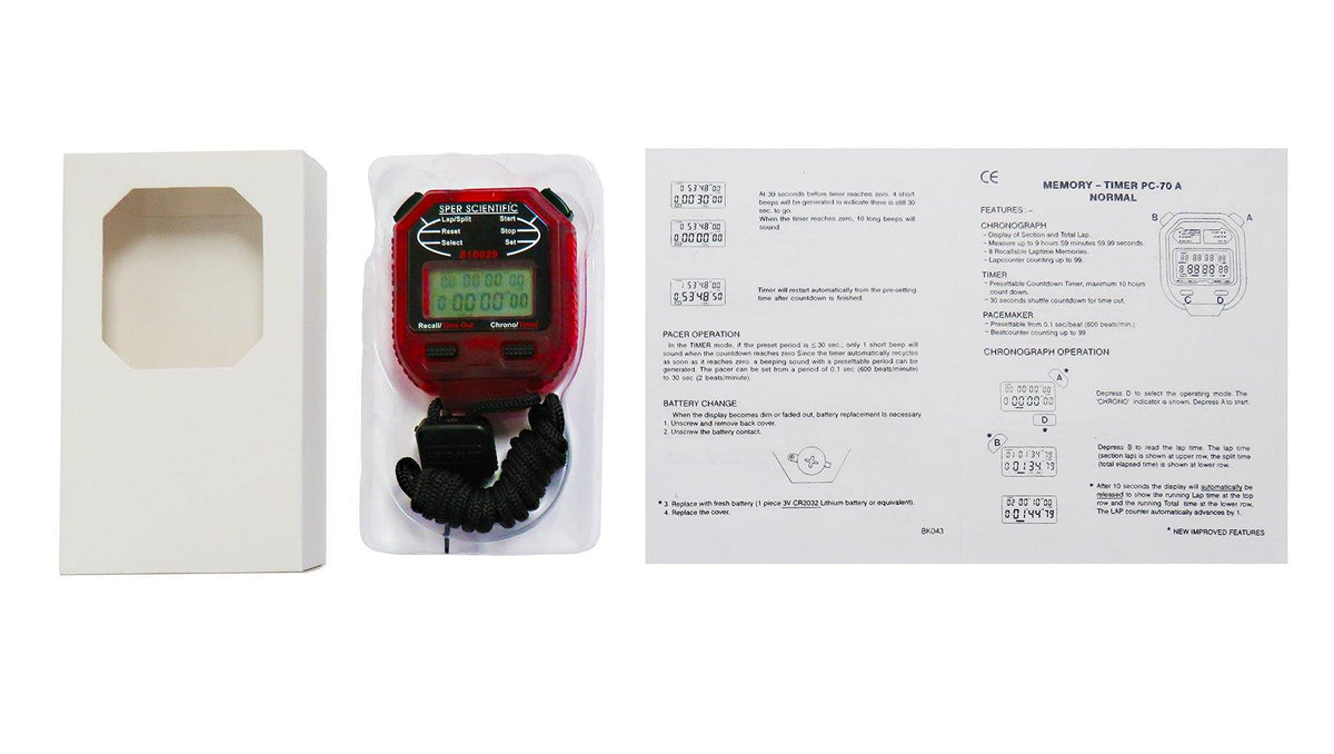 Observational Research Stopwatch | Sper Scientific Direct