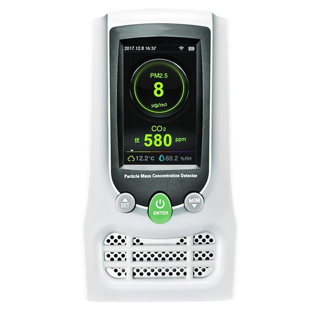 Gugxiom Luchtkwaliteitsmonitor Tuya WiFi 10 in 1 CO2 CO TVOC HCHO PM2.5 Gugxiom Luchtkwaliteitsmonitor Tuya WiFi 10 in 1 CO2 CO TVOC HCHO PM2.5