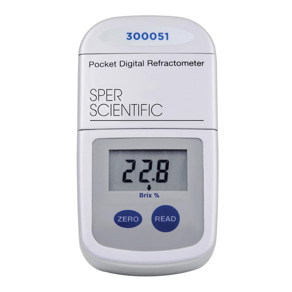 Pocket Digital Refractometer - Brix 0 to 65% | Sper Scientific Direct