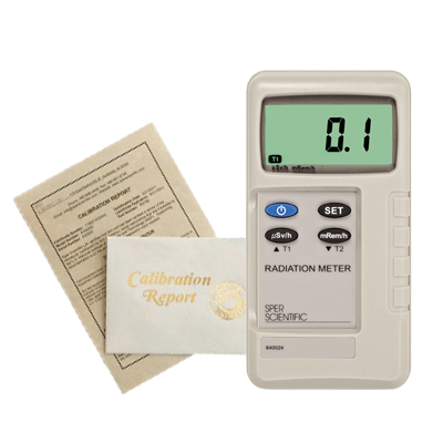 Recertification - Radiation Meter - NO Analog Meters | Sper Scientific Direct