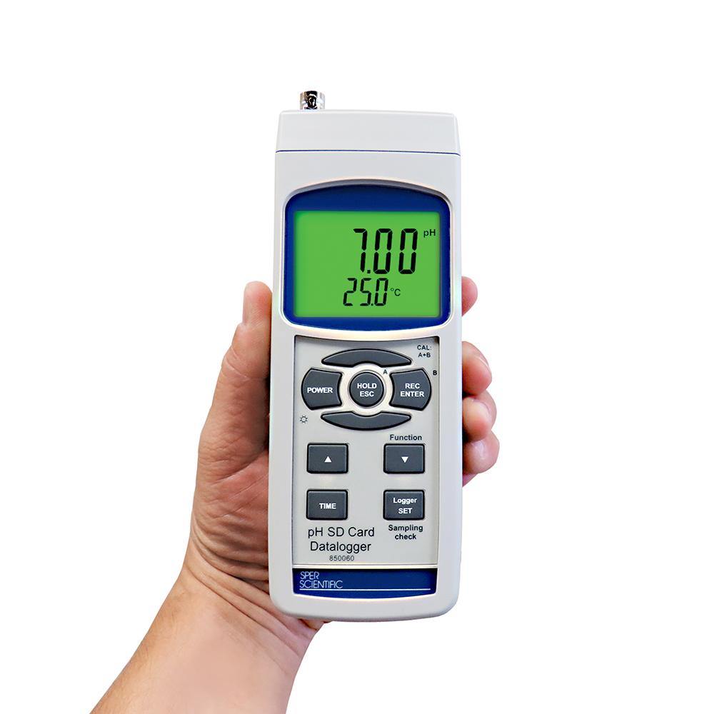 SD Card Datalogger pH Meter | Sper Scientific Direct