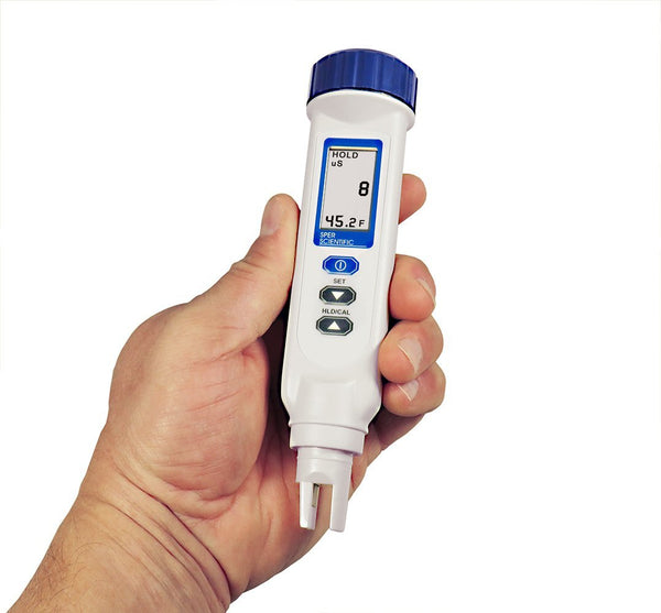 Salinity / Temperature Pen with Large LCD Display | Sper Scientific Direct