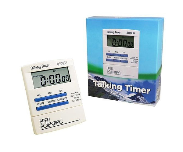 Talking Timer | Sper Scientific Direct