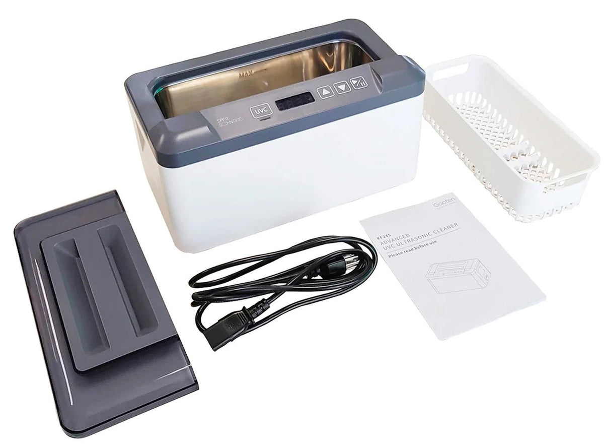 UV-C Ultrasonic Cleaner + Sanitizer - 1.2 Liters - Sper Scientific Direct