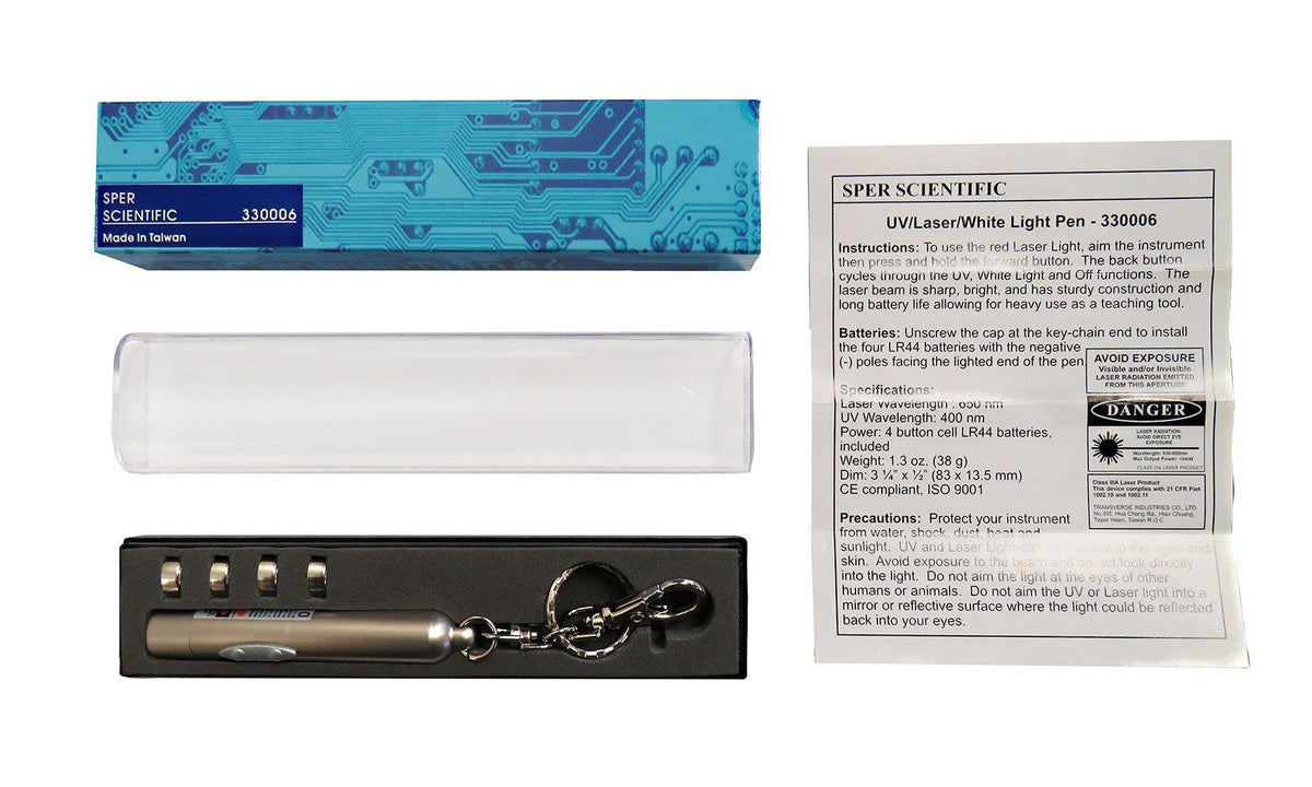 UV Laser White Light - Sper Scientific Direct