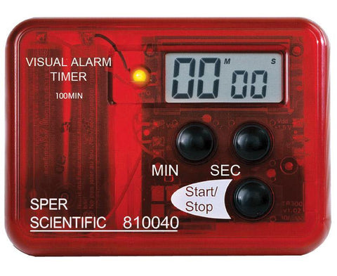 Alarm Timer - 99 Min./99 Hr. - Sper Scientific Direct