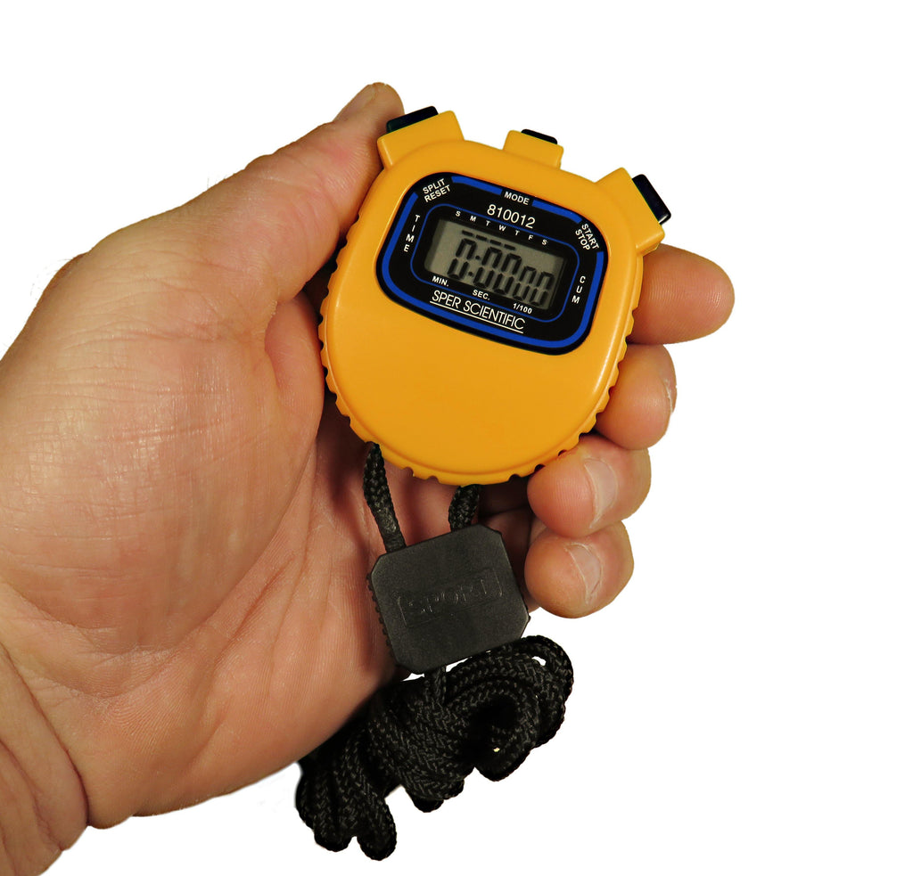 Water Resistant Stopwatch – Sper Scientific Direct