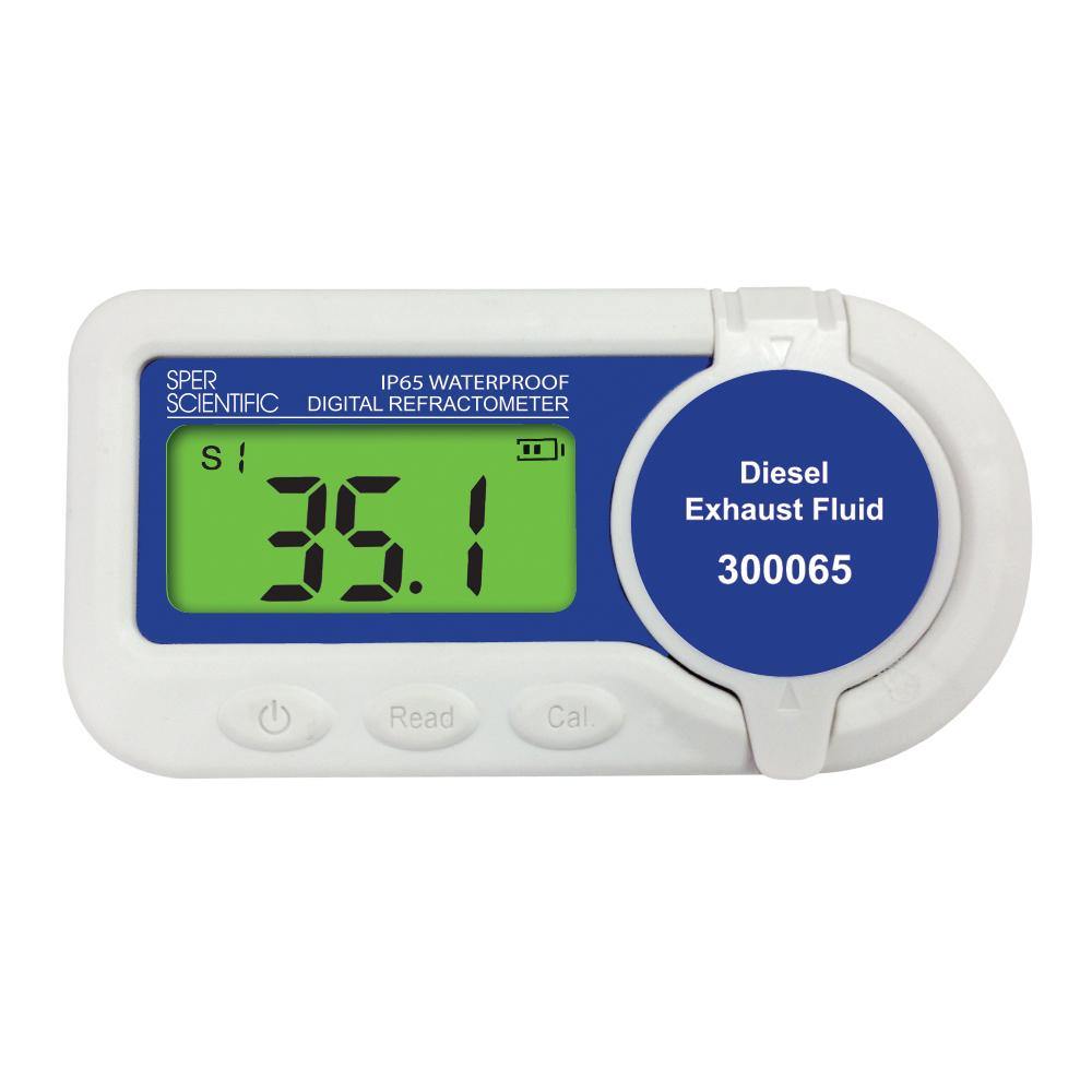 Waterproof Digital Refractometer - Diesel Exhaust Fluid - Sper Scientific Direct
