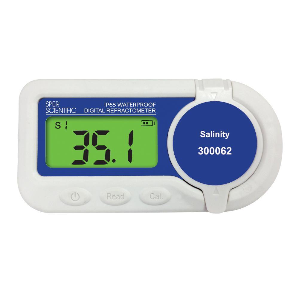 Waterproof Digital Refractometer - Salinity - Sper Scientific Direct