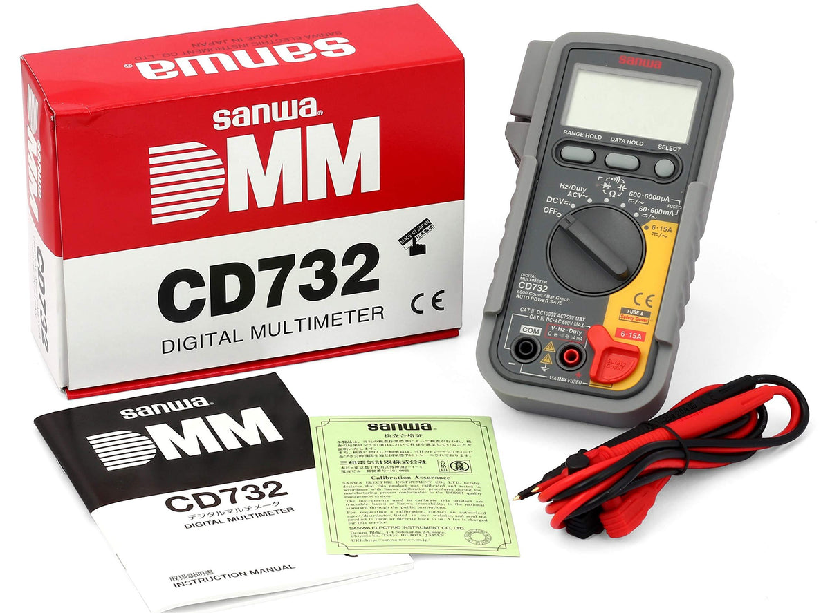 Led Bar Multimeter Sanwa CD732 | Digital Multimeter with High-Speed Bar Graph & Continuity ...