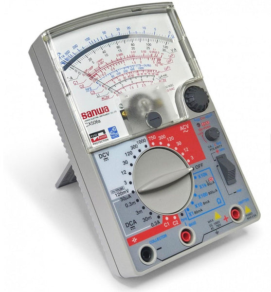 CX506a | Analog Multimeter with Capacitance Measurement and Built-in Transistor Oscillator - Sanwa-America.com