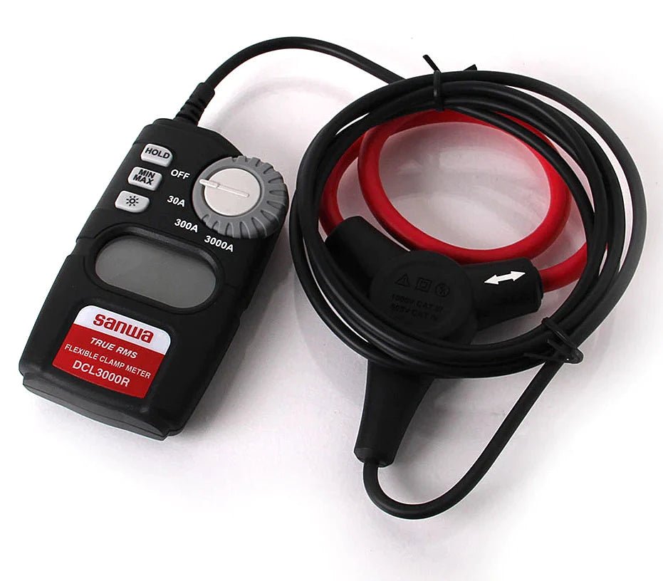 DCL3000R | True RMS AC Clamp Meter with Flexible Conductor - Sanwa-America.com