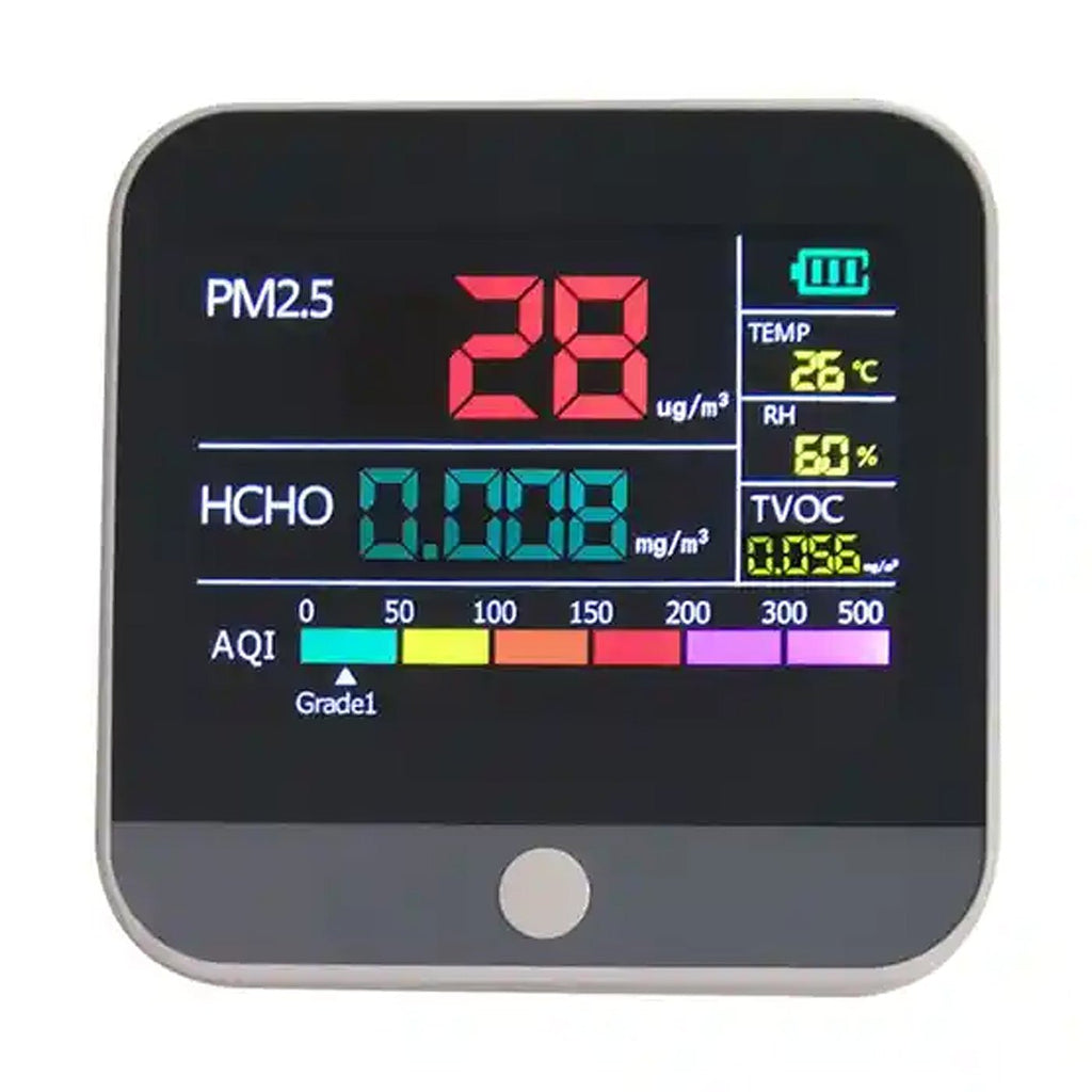 Indoor Air Quality Monitor, PM2.5/PM1.0/PM10/HCHO/TVOC/TEMP/HUM