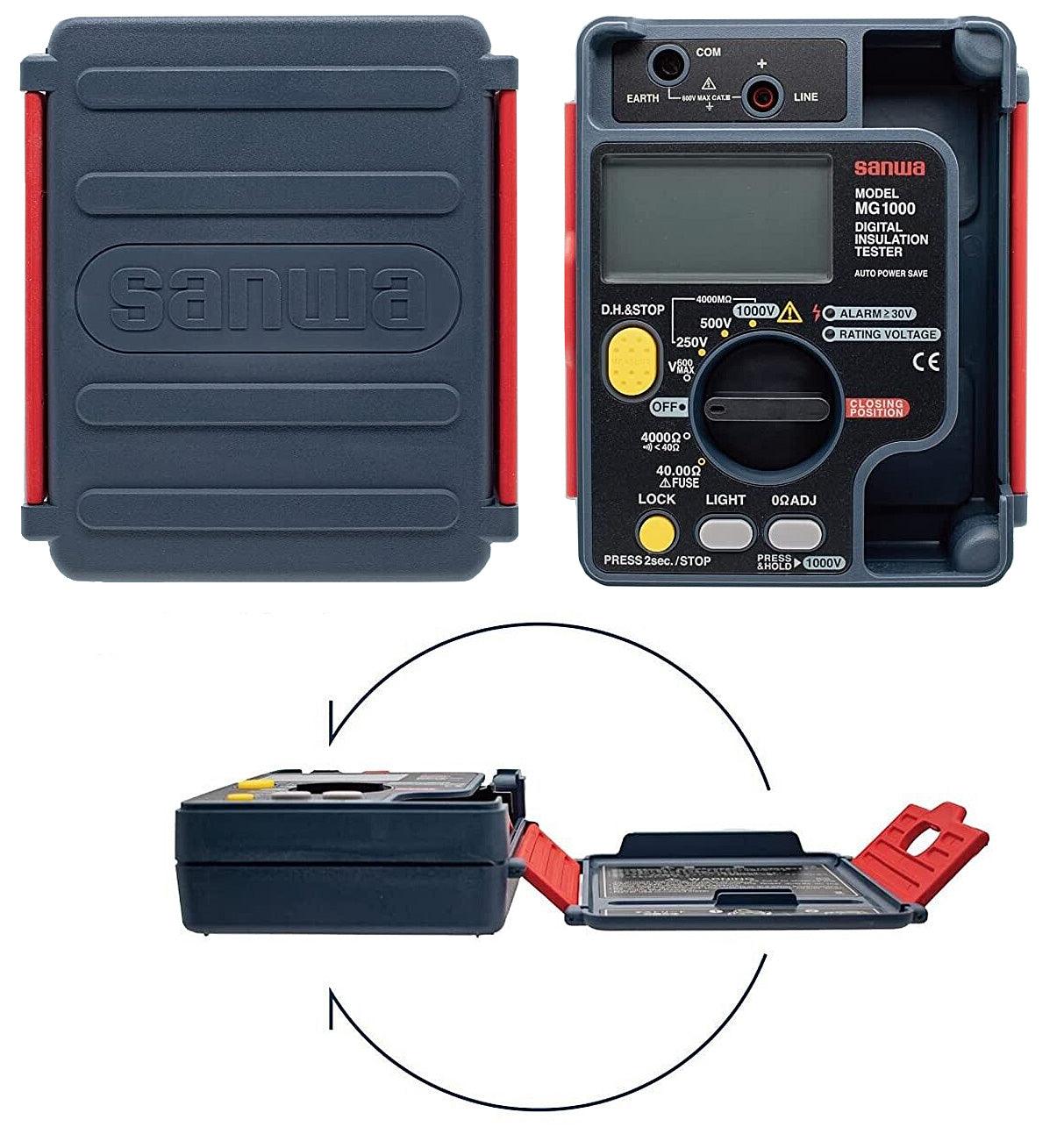 Sanwa MG1000 | Digital Insulation Tester Dustproof + Splashproof IP54  Design | Sanwa-America.com – Sper Scientific Direct