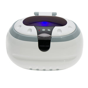 Mini Ultrasonic Cleaner with Stainless Steel Tank - 0.6 Liters