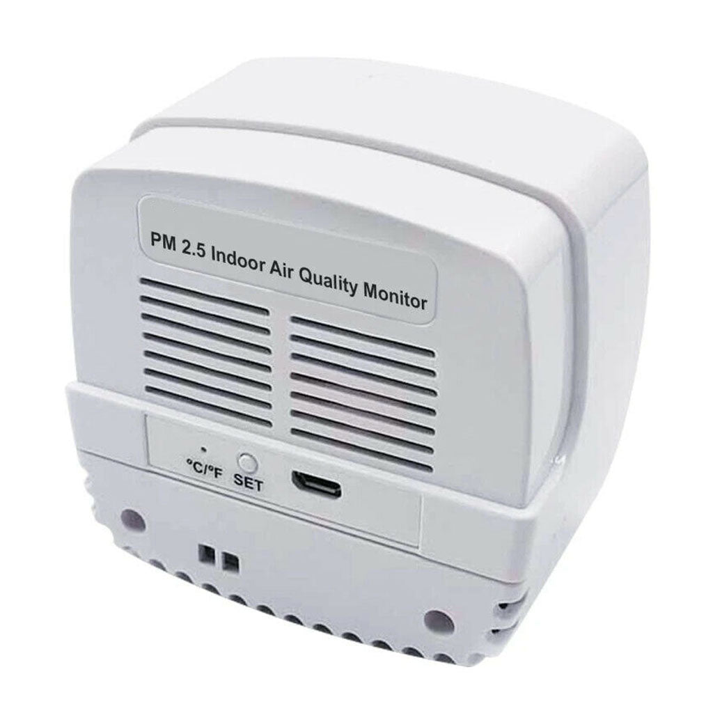 PM 2.5 Indoor Air Quality Monitor Back