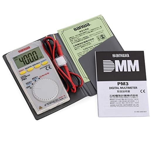 PM3 | Pocket Digital Multimeter with Folding Case - Sanwa-America.com