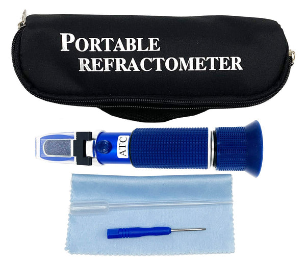 Salinity Refractometer - 0-100 PPT for Salt Water Kit