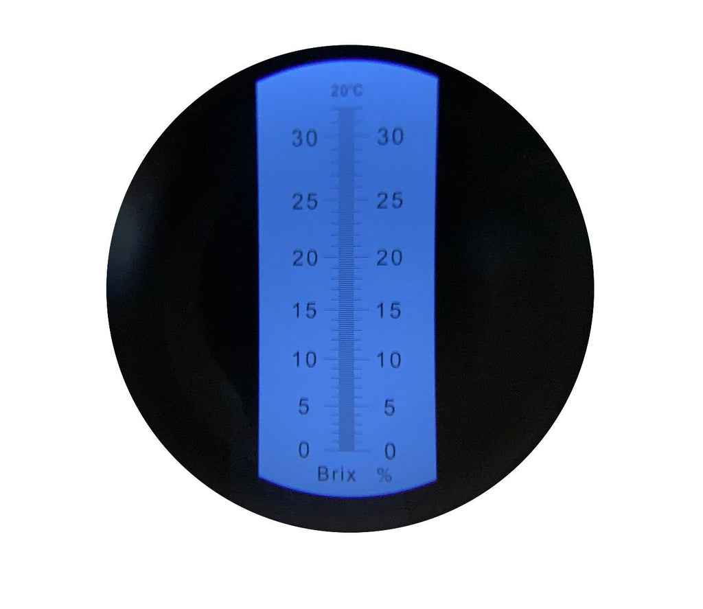 Refractomètre Portable Noir : Contrôle Sucre et Qualité Fruits, ATC, Brix  0-32%