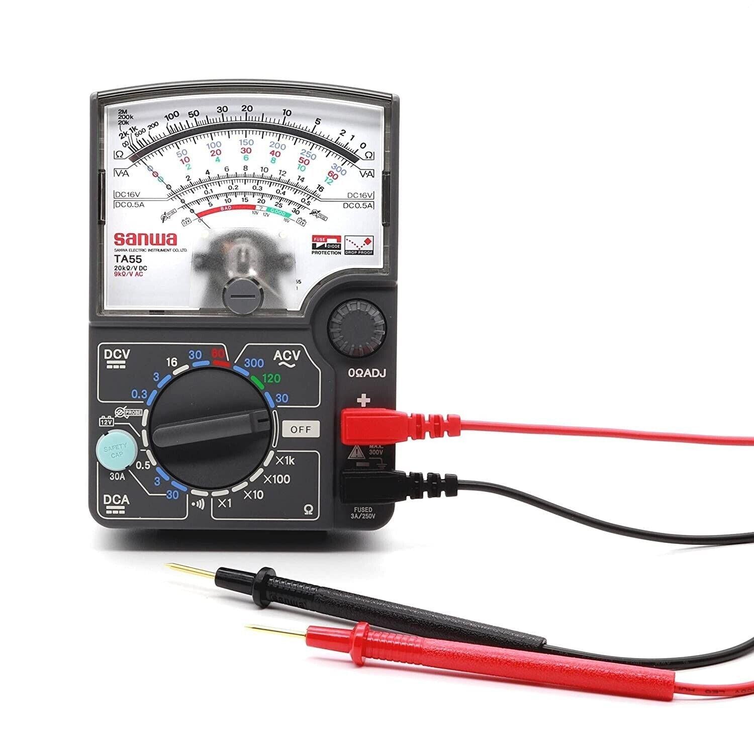 tat　SANWA アンプ Sanwa TA55 | Analog Multimeter - 30A Range for Automotive