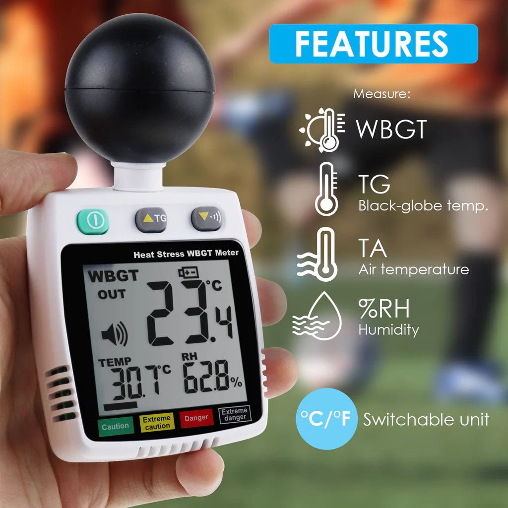 htbページ Amazon.com: Wearable 2-in-1 WBGT + HI Heat Index Checker Wet
