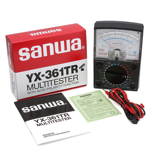 Sanwa YX361TR | Analog Multimeter - Variety of Measurement Functions using 24 Contact Switch | Sanwa-America.com – Sper Scientific Direct